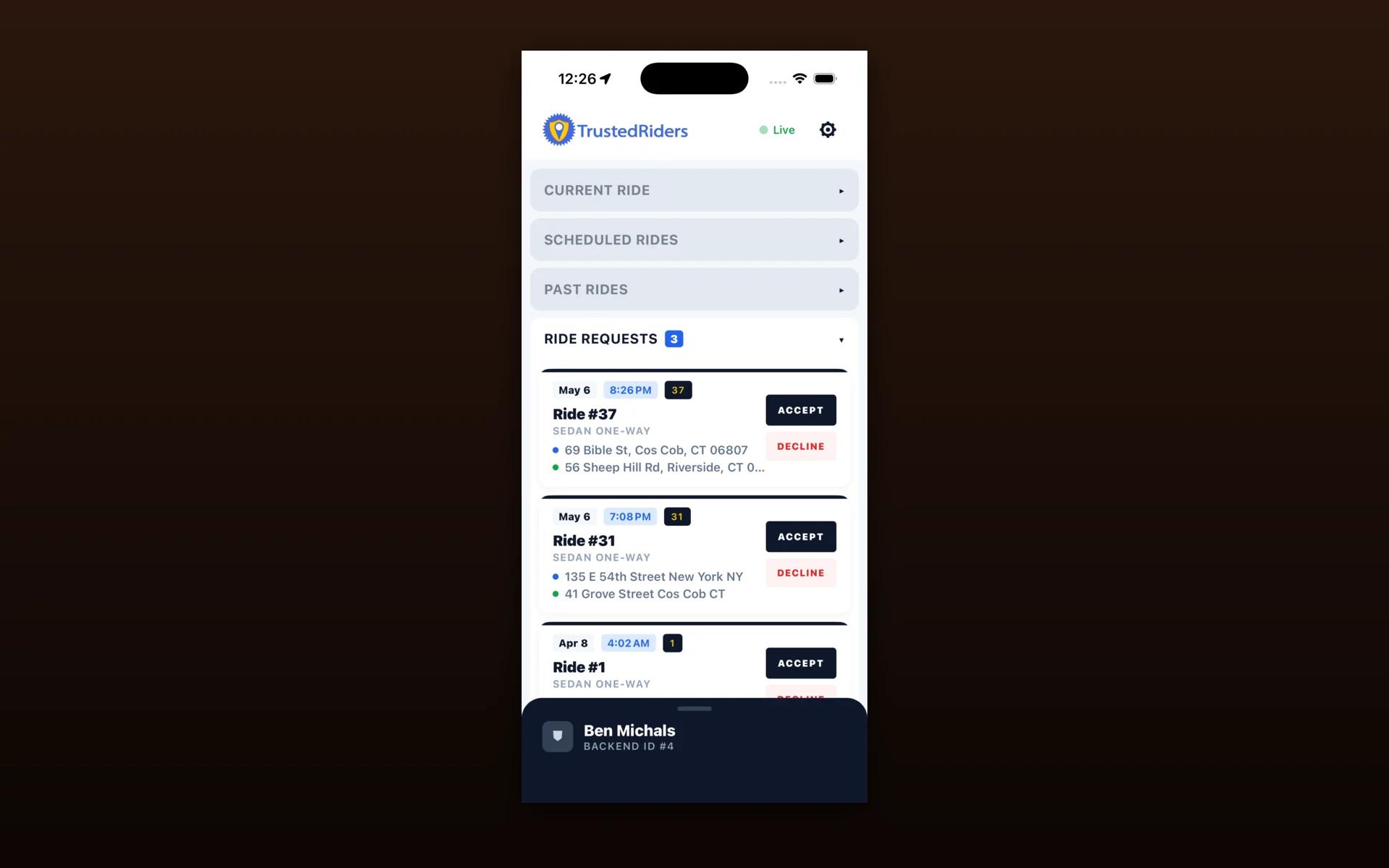 TrustedRiders preview